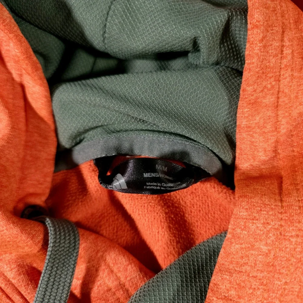 The North Face Hoodie Mens Medium Orange Boston Marathon 2015 Run Graphic